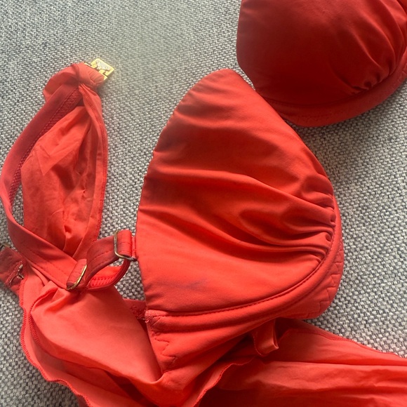 Agent Provocateur “Tonya” Orange Halter One-Piece Swimsuit - Picture 6 of 10